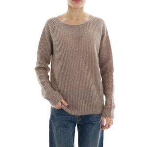 MAGLIA PAILLETTES TORTORA